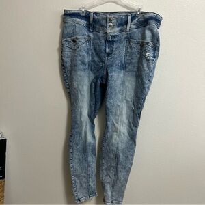 Lane Bryant Acid Wash Jeans
